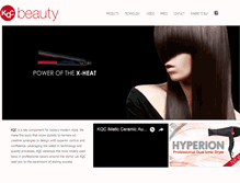 Tablet Screenshot of kqcbeauty.com